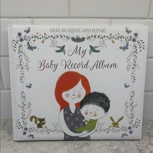 My Baby Record Album - White and Green